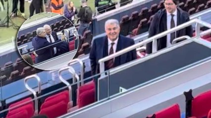 Reacción de Laporta por primera vez en el palco del Camp Nou: ¡llegó dos horas antes del partido!