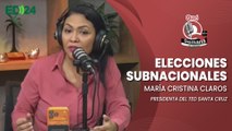 Elecciones subnacionales: María Cristina Claros, presidenta del TED de Santa Cruz / ¡Qué Semana!