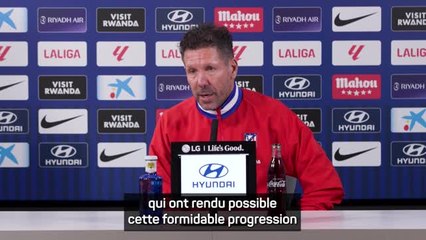 Atlético de Madrid - Simeone : "L'arrivée d'Apollo est une formidable progression pour le club"