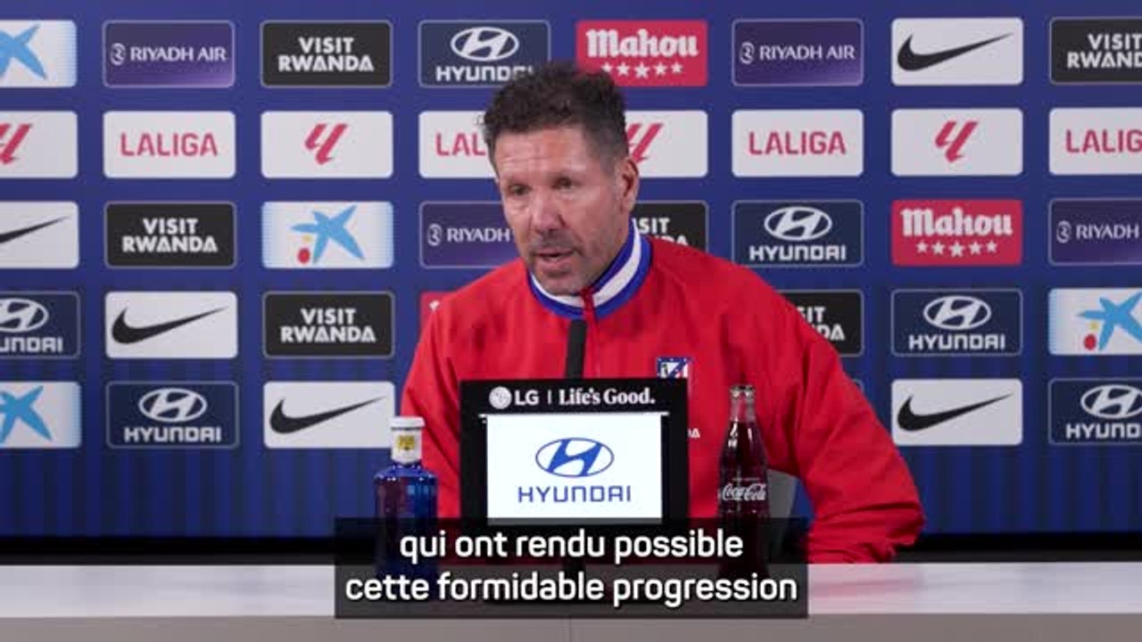 Atlético de Madrid - Simeone : "L'arrivée d'Apollo est une formidable progression pour le club"