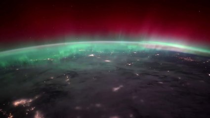 Aurora borealis captured in stunning time lapse by ISS astronaut