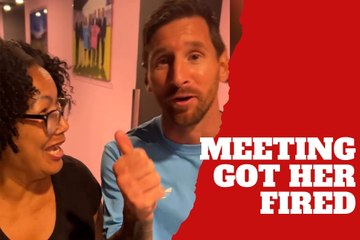 Meeting and recording Leo Messi cost this Venezuelan woman her job