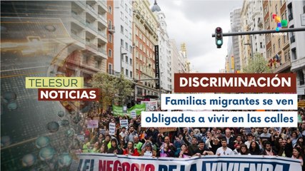 Miles de personas se movilizan en rechazo a la crisis de desalojo en España