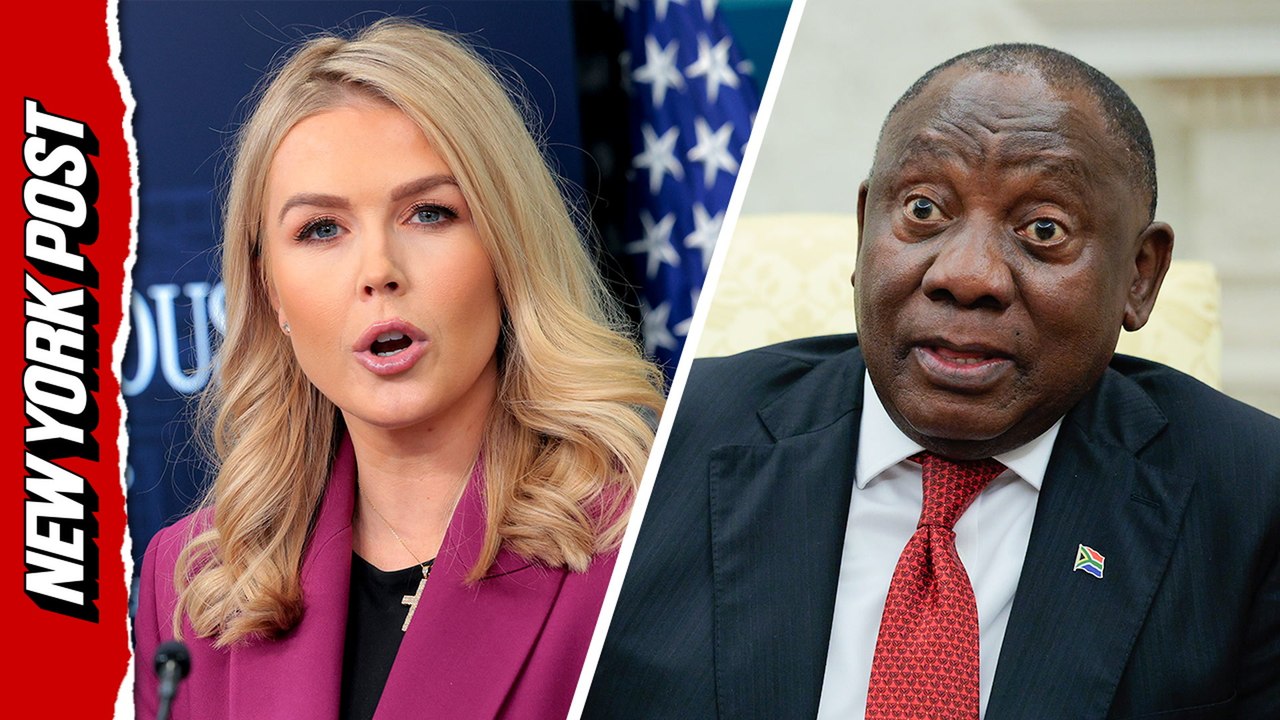 'Running his mouth': Karoline Leavitt claps bac...