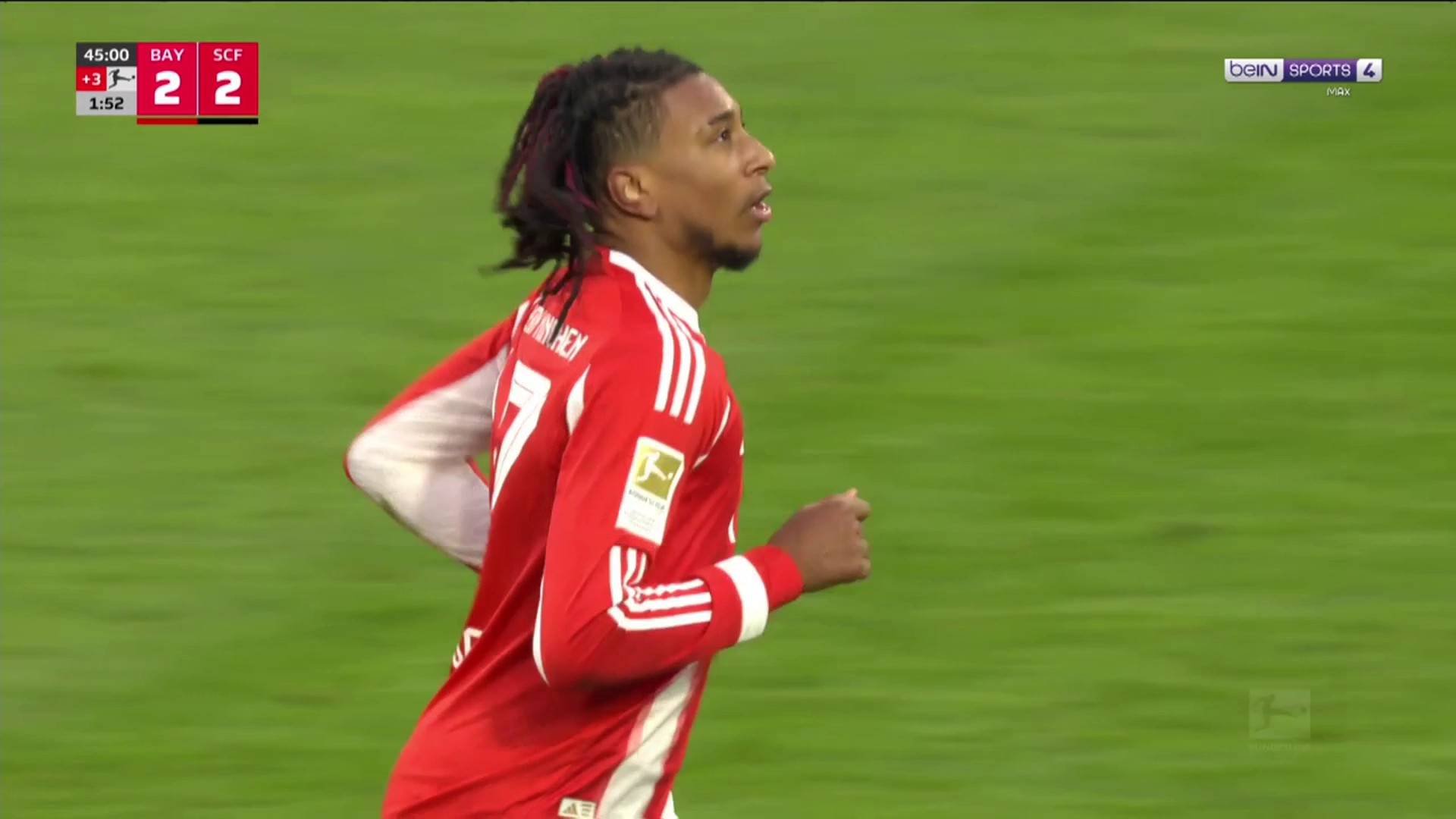 Bundesliga : Olise égalise pour le Bayern dans un match fou !