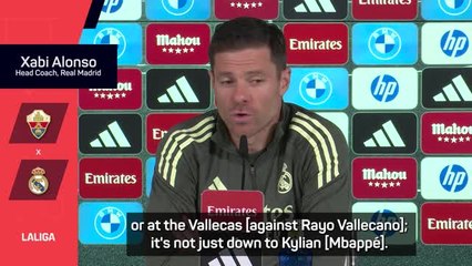 Real Madrid's lack of goals not Mbappé's fault - Alonso