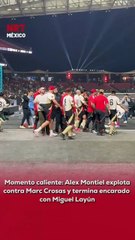 ⚽ Tras finalizar el partido, #AlexMontiel fue captado molesto con Marc Crosas… pero la tensión subió aún más cuando Miguel Layún intentó calmarlo y terminaron encarados.