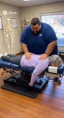Grandma with a small back adjustment!! #backpain #chiro #chiropractor #sora2Effective Back Adjustment Techniques for SeniorsDiscover safe back adjustment practices for seniors to relieve pain. Learn expert tips from a chiropractor!