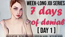 DAY 1 JOI AUDIO SERIES 7 Days of Denial by VauxiBox-Edging-Jerk off Instruction