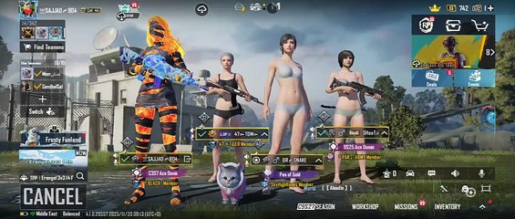 Pubg Mobile Mummy Sute New session 2025 with friend lobby  Sajjad Vlogs Gaming