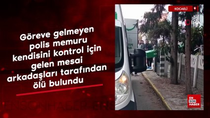 Kocaeli'de polis memuru evinde başından vuruşmuş halde ölü bulundu
