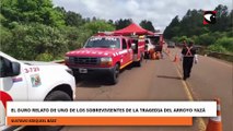 El duro relato de un sobreviviente de la tragedia del arroyo Yazá