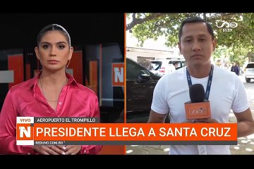 PRESIDENTE LLEGA A SANTA CRUZ