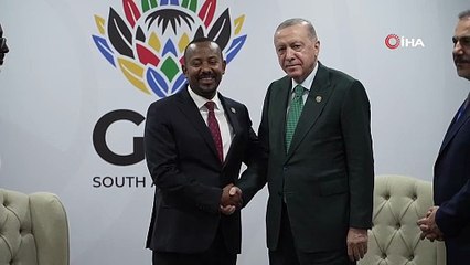 Cumhurbaşkanı Erdoğan, Etiyopya Başbakanı Ali’yi kabul etti
