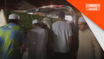 Hujan lebat iringi pengebumian dua sahabat maut dirempuh kereta
