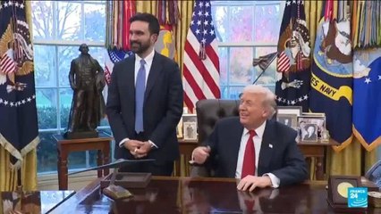 Le prochain maire démocrate de New-York Zohran Mamdani reçu par Donald Trump