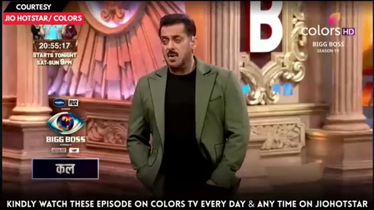 Bigg Boss 19 Today Episode 91 - Weekend Ka Vaar PROMO Nov 22, 2025 | Salman Khan Angry on Amaal Malik
