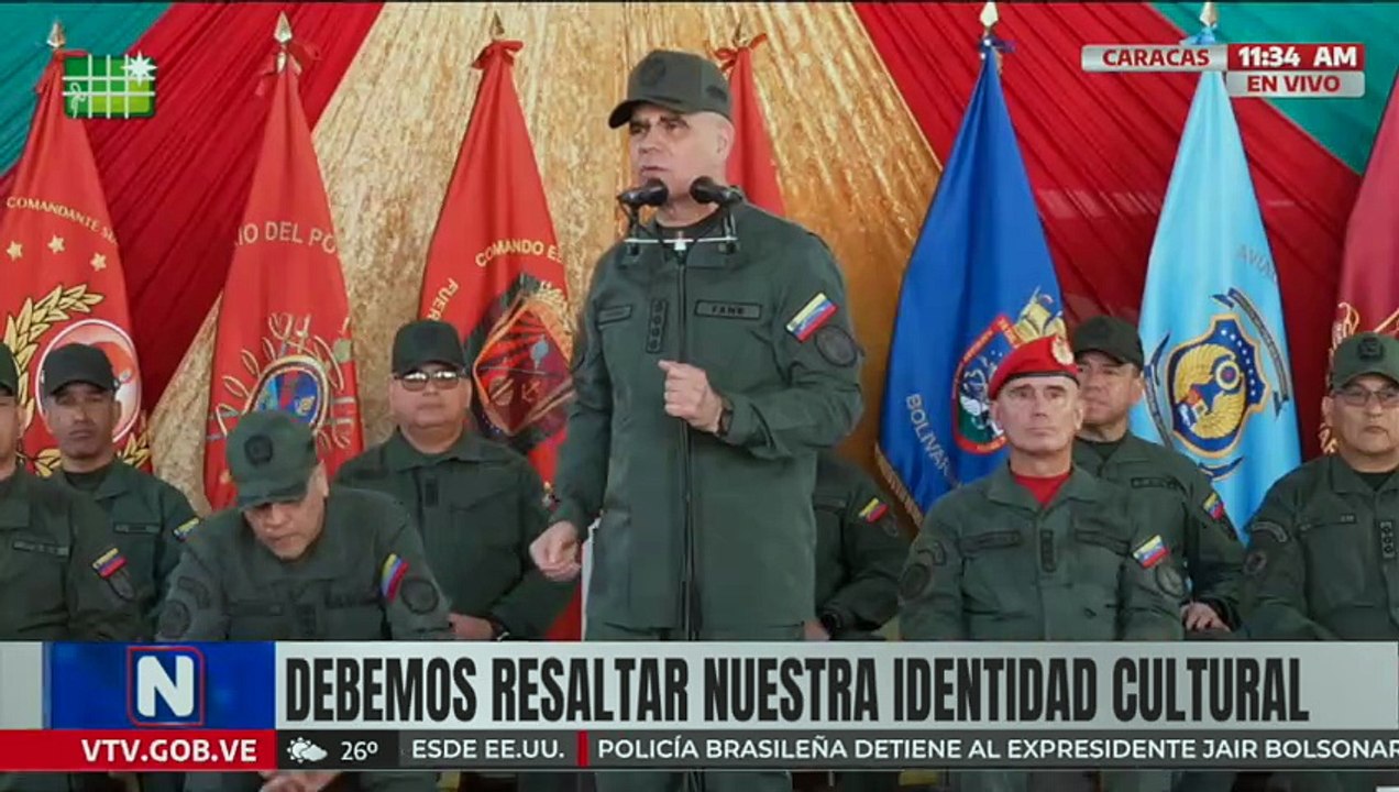 Vpdte. Sectorial Vladimir Padrino rinde homenaje a los músicos militares de la FANB en su día