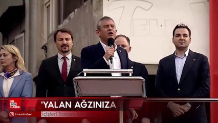 İçişleri Bakanı Ali Yerlikaya'dan Özgür Özel'e: Yalan ağzınıza yuva yapmış