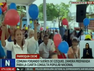 Caracas | Comuna Forjando Sueños de Ezequiel Zamora se prepara para la Consulta Popular Nacional