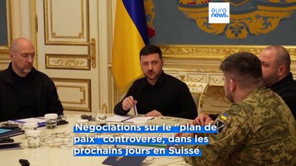 L'Ukraine entamera dans les prochains jours en Suisse des négociations avec les États-Unis sur un plan de paix