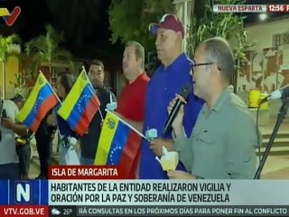 Neoespartanos realizaron vigilia y oración por la paz y soberanía de Venezuela