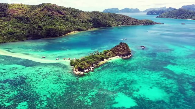 FLYING OVER PHILIPPINES (4K Video UHD) - Relaxing Music With Stunning Beautiful Nature Video For TV