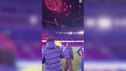 Fiesta en el regreso al Camp Nou tras golear al Athletic