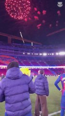 Fiesta en el regreso al Camp Nou tras golear al Athletic
