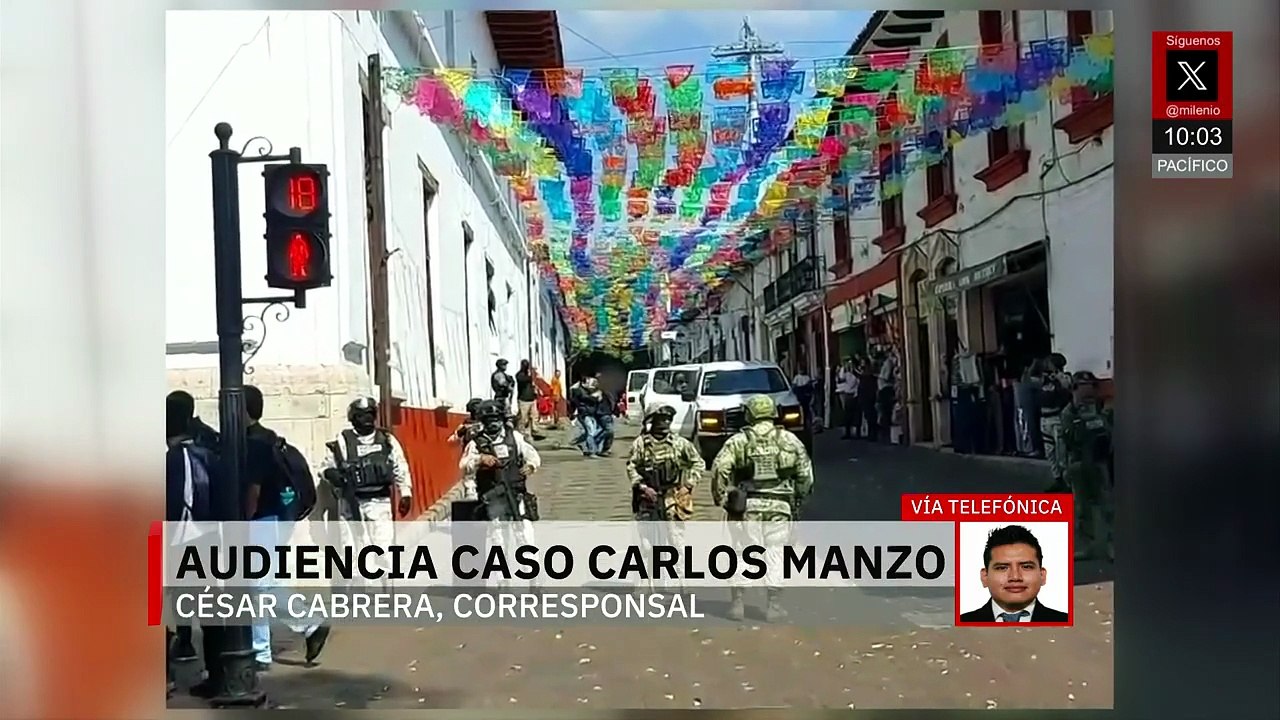 Audiencia en curso para “El Licenciado” y escoltas de Carlos Manzo