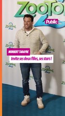 Norbert Tarayre invite ses deux filles au photocall du film Zootopie 2 au Grand Rex