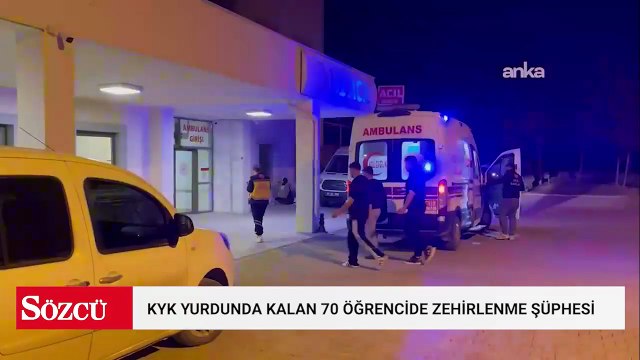 Adıyaman’da KYK yurdunda kalan 70 öğrenci zehirlenme şüphesiyle hastaneye kaldırıldı