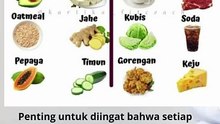 makanan yang disarankan dan dilarang untuk penderita asam lambung #beritaterkini