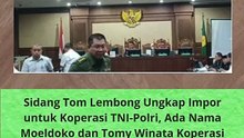 Makin Jelas Kalau Tom Lembong Di KORBANKAN