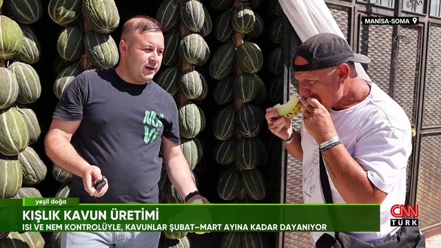 Kışlık kavun yetiştiriciliğinin hikayesi Yeşil Doğa'da ekrana geldi