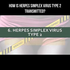 How is herpes simplex virus type 2 transmitted?