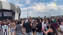 Torcida do Galo faz a festa na Arena MRV antes da final