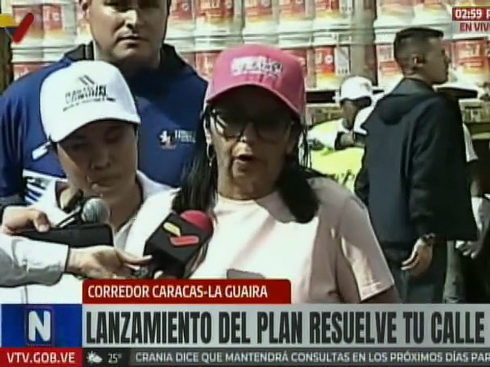 Vpdta. Rodríguez supervisa obras de asfalto e impermeabilización en corredor Caracas-La Guaira