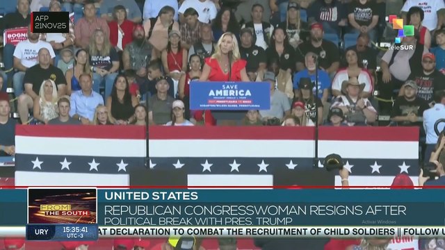 United States, republican congresswoman resigns after political break with pres. Trump