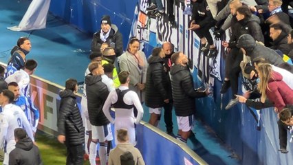 Tensión en Butarque: la Grada de Animación pide expliaciones a los capitanes