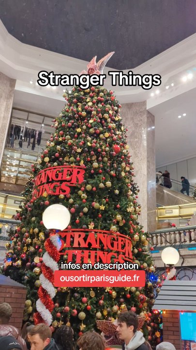 stranger Things aux champ Elysées