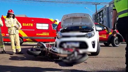Grave acidente com vítimas mobiliza socorristas no Bairro Country