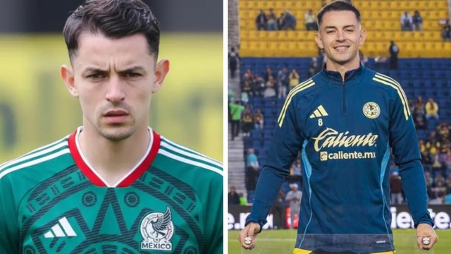 Álvaro Fidalgo y su inigualable reacción al firmar la playera de la Selección Mexicana