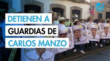 Detienen a siete guardias de Carlos Manzo en Michoacán por su probable participación en el homicidio