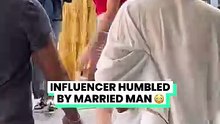 His wife had to step in 😳