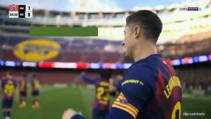 اهداف مباراة برشلونة واتلتيك بلباو 4 0 الدوري الاسباني