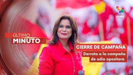 Rixi Moncada cierra campaña en San Pedro Sula con críticas a la oligarquía