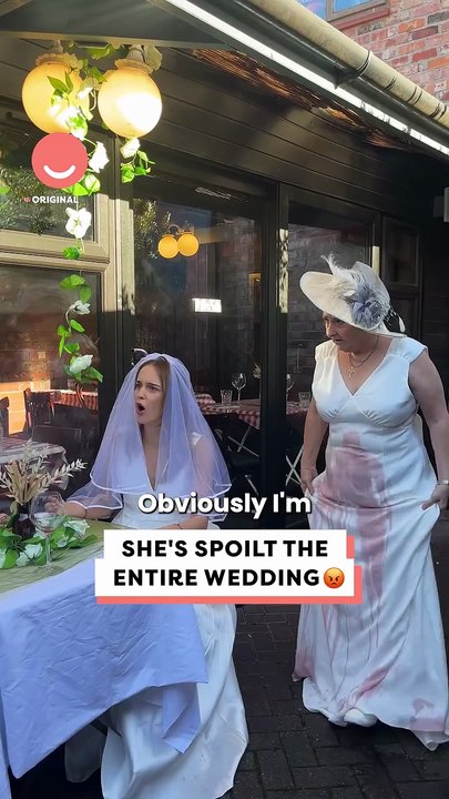 She'd been plotting to ruin this day for months 😳