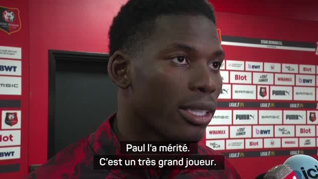 Rennes - Embolo et Rongier "très heureux" pour Pogba