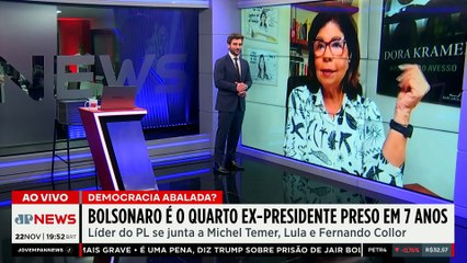 Jair Bolsonaro é o 4º ex-presidente brasileiro preso em apenas 7 anos; Dora Kramer comenta